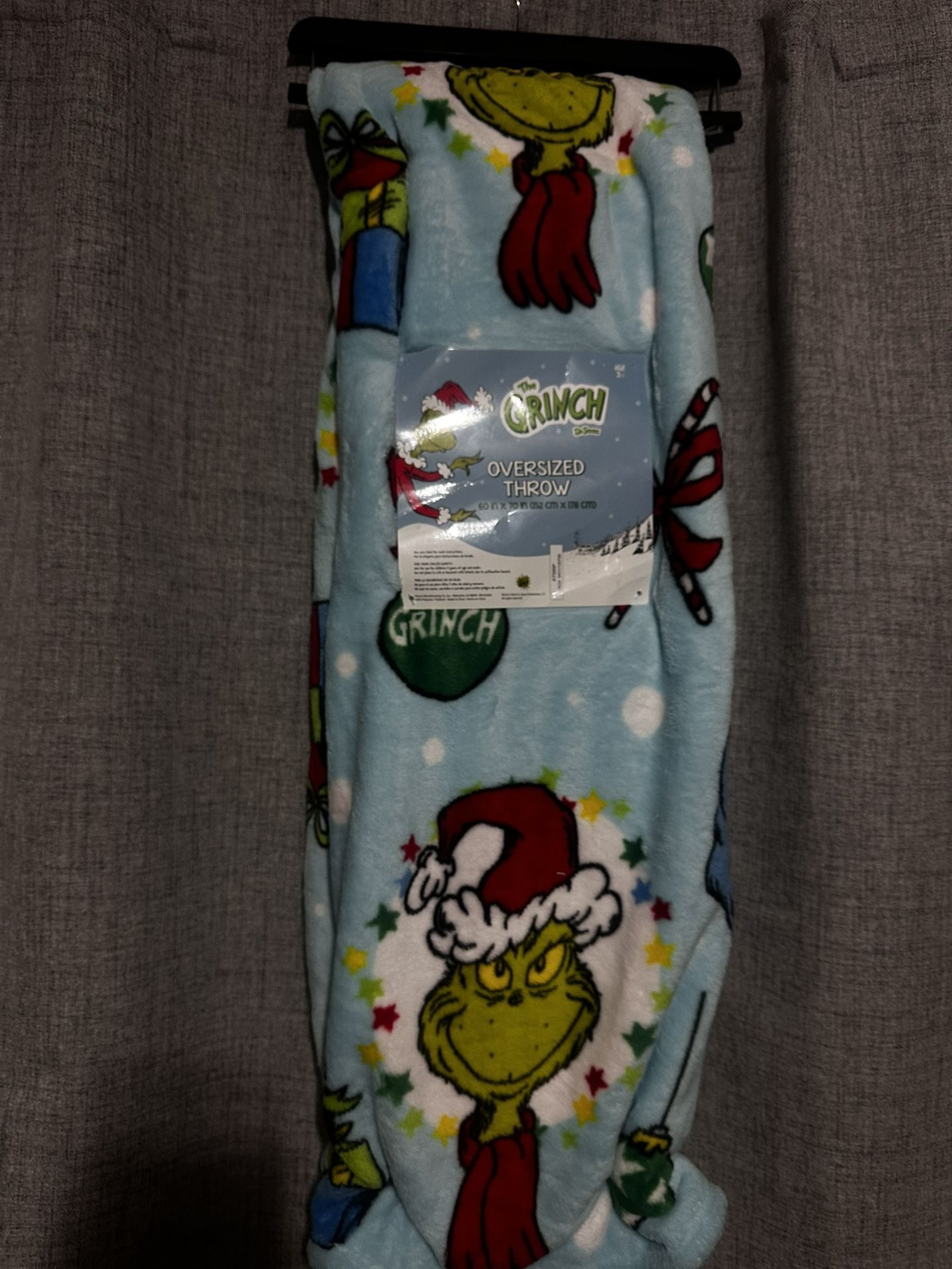 Grinch Blanket Brand New