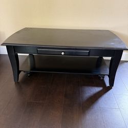 Black coffee table