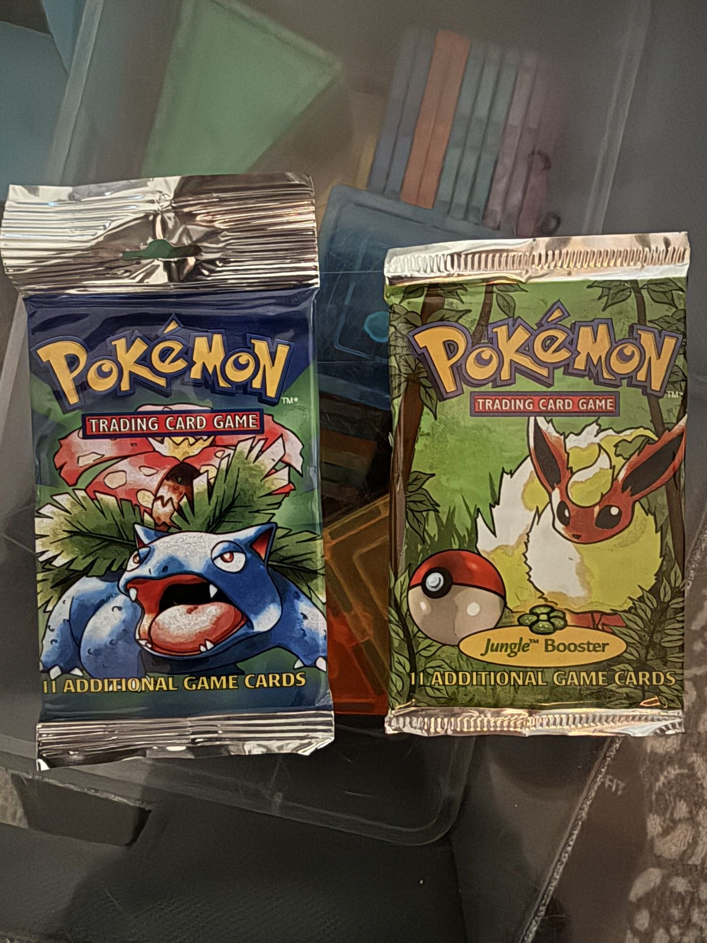 Two Base Set Pokemon Booster Packs