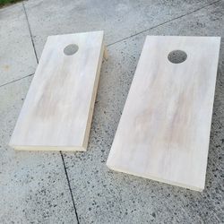Cornhole Board Set, Handmade 