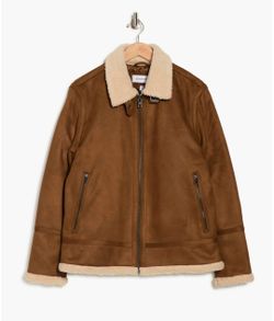 Men's Faux Suede Jacket