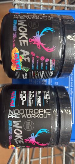 WOKE AF Nootropic Pre-Workout Miami Flavor
