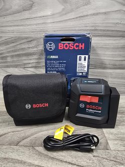 BOSCH GLL50-20GL 65ft Green Beam Self-Leveling Cross-Line Laser Level (A1D033528)