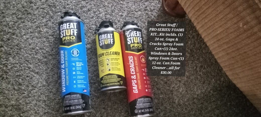 GREATSTUFF PRO-SERIES FOAM SET