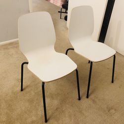Beautiful White Chairs. Can Deliver. 