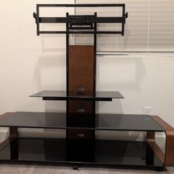TV Stand With Universal Mount & Wheel for Up to 85" 