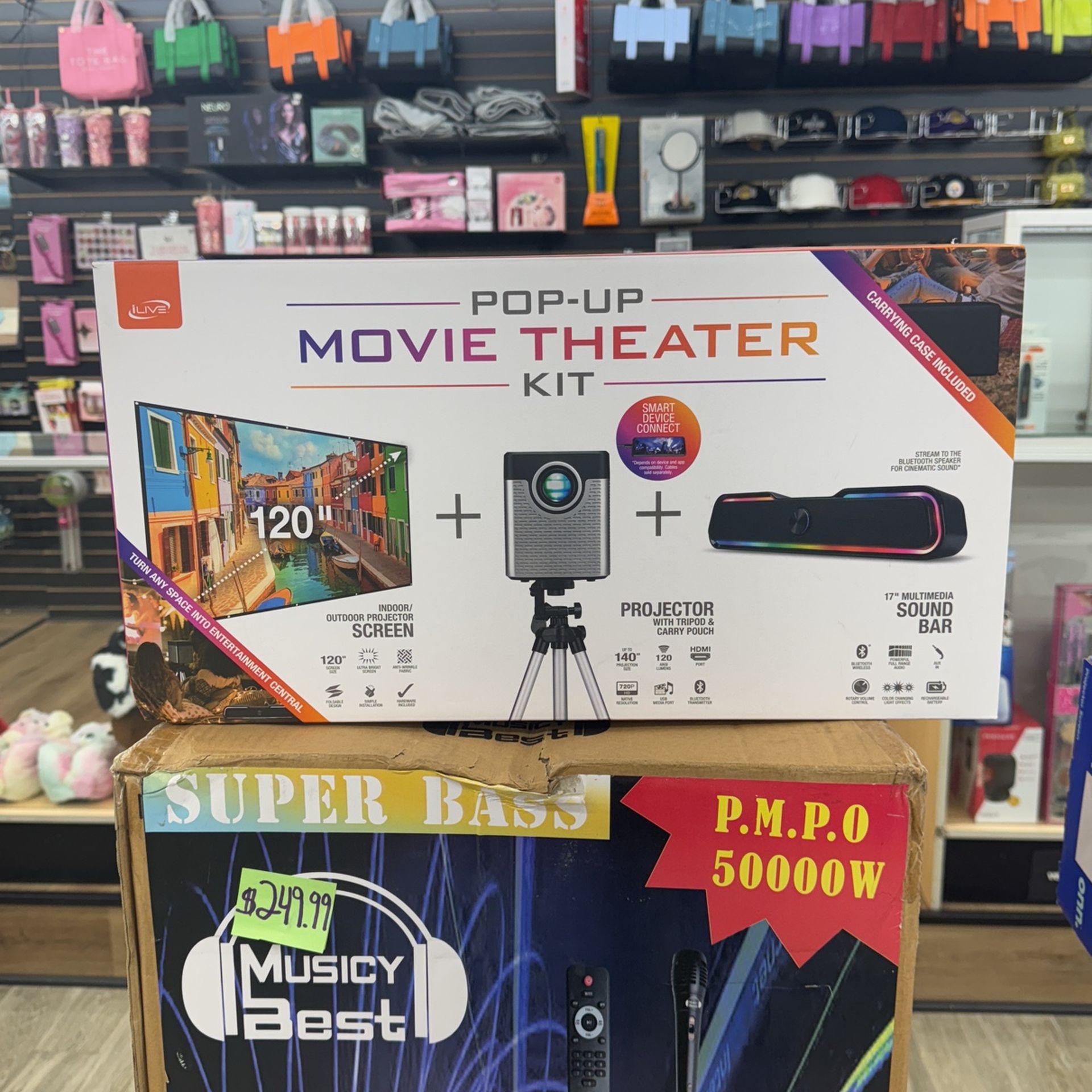 ILIVE MOVIE POP UP PROJECTOR BRAND NEW IN BOX