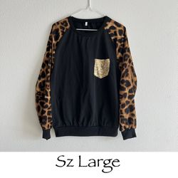 Thin Leopard Sweatshirt 