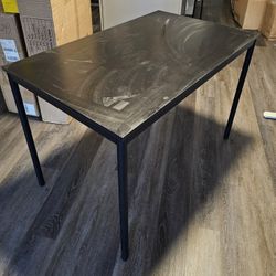 Ikea Black Table - Sandsberg