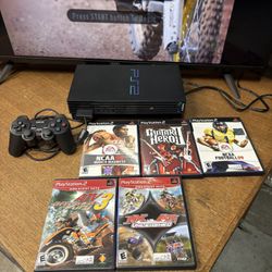 Ps2 With 5 Games