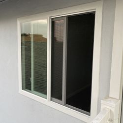 White Vinyl Window