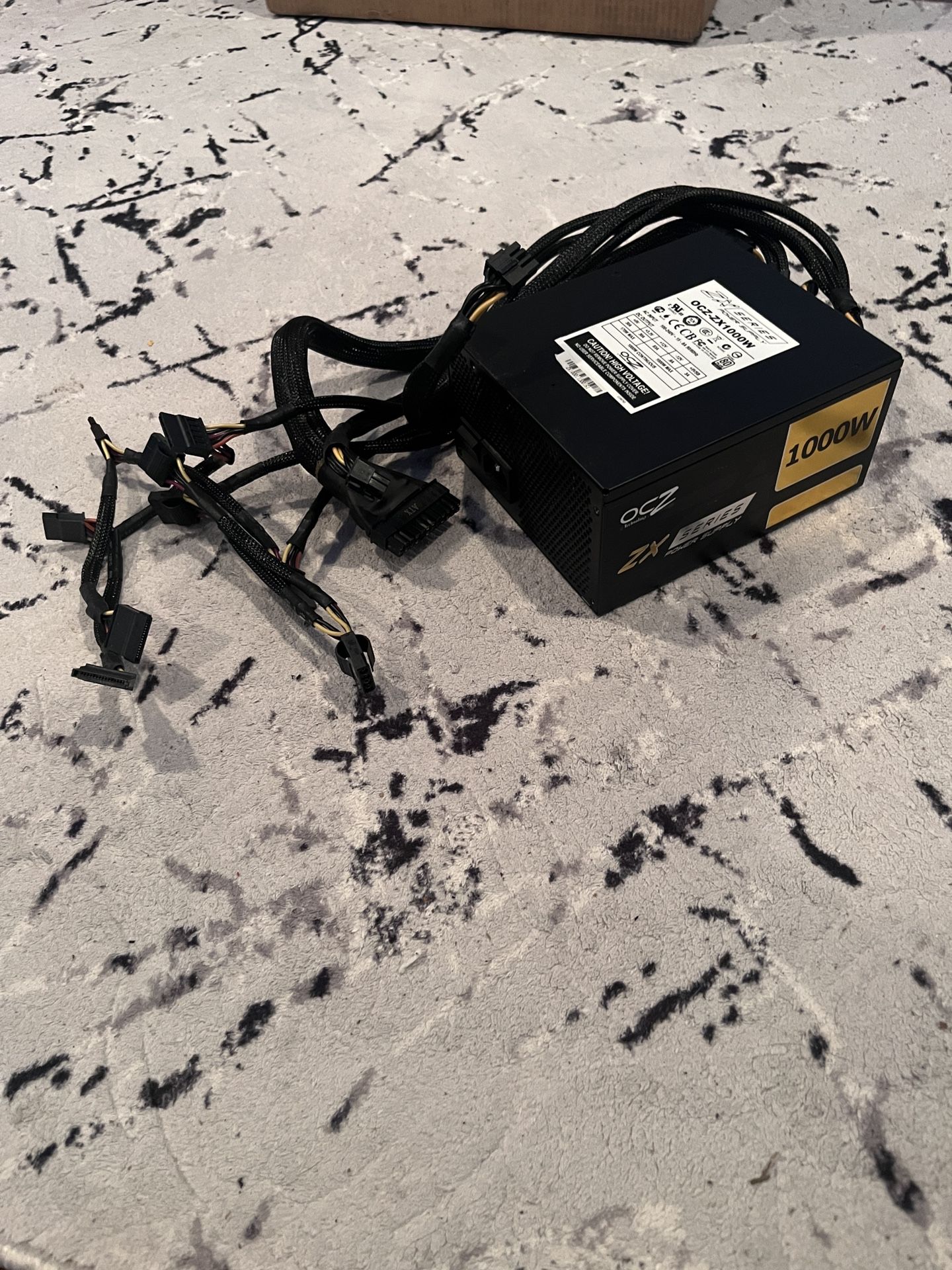 1000W Power Supply 80 Plus Gold Fully Modular