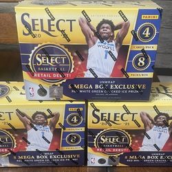 2020 Panini NBA Select Mega Box – Factory Sealed