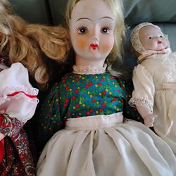 Vintage Baby Doll Large