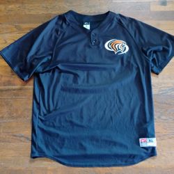 Nike Dri Fit Pacific Tigers Stitched Baseball Jersey Size XL Rare