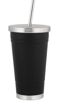 HomeLife Solutions Stainless Steel Double Walled Tumbler in Matte Black - NEW!