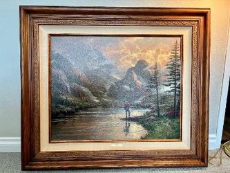 Thomas Kinkade "Almost Heaven" Framed Limited Edition Canvas (24x30 S/N)