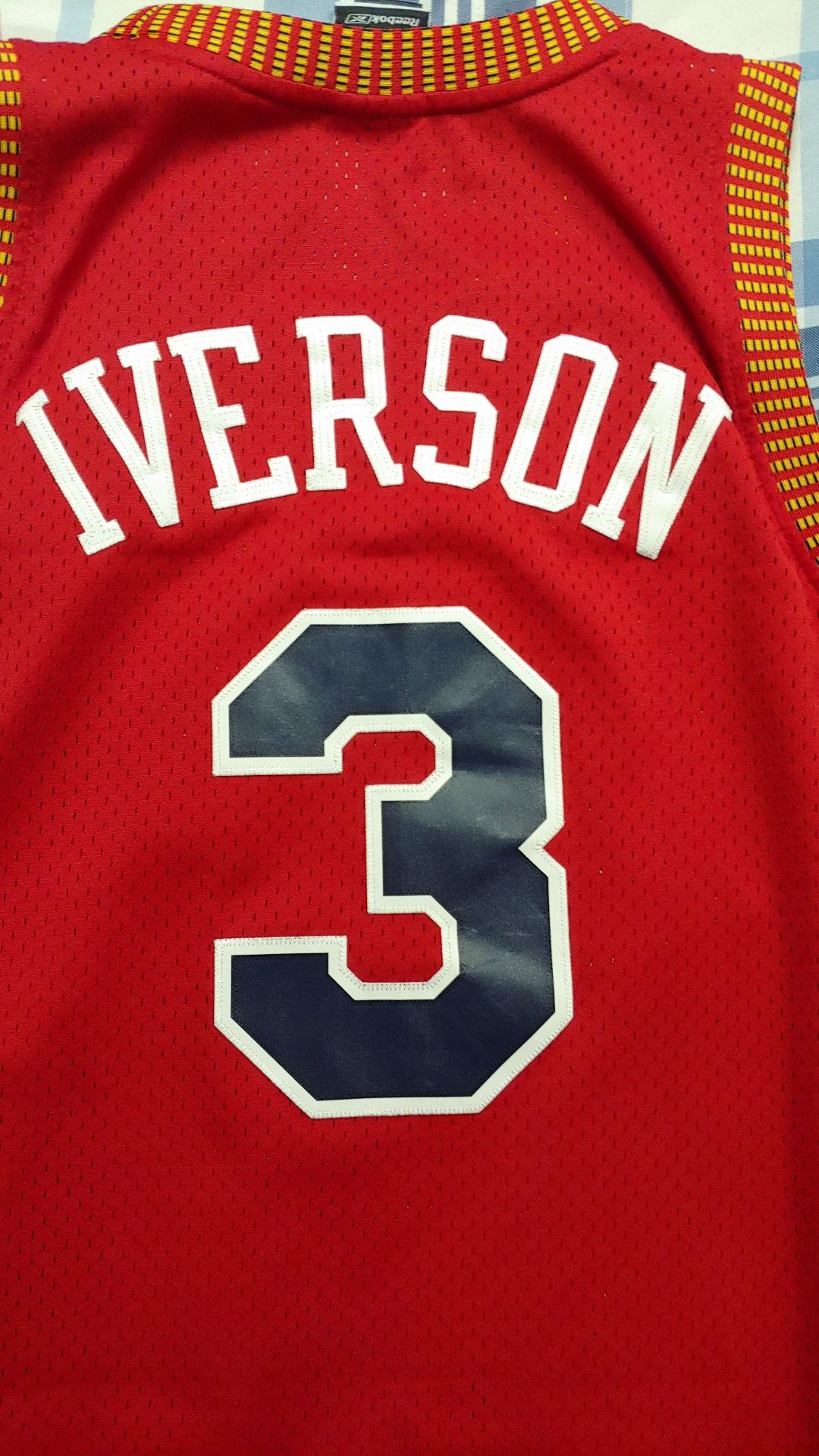 Throwback Reebok Syracuse Nationals Allen Iverson Basketball Jersey –  Scholars & Champs