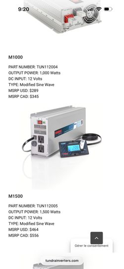 Tundra power inverter