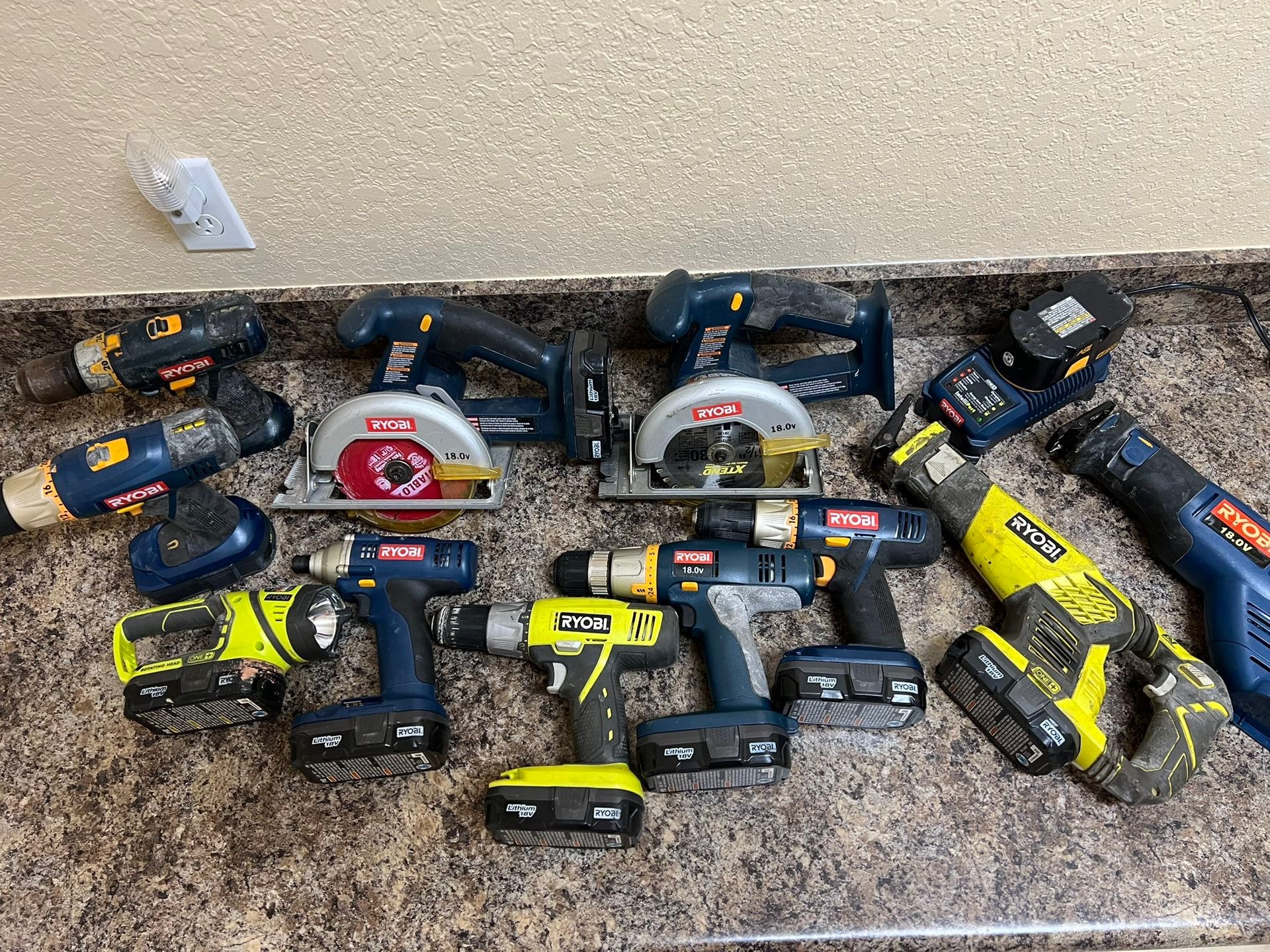 $39. EACH ..RYOBI Drills,Saws,Drivers,