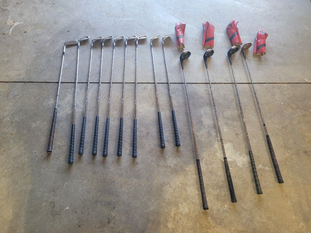 Adult left handed golf iron set / left handed golf club set