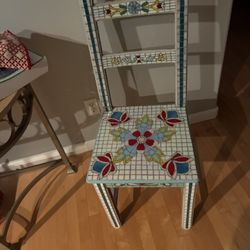 Mosaic Wood Chair 
