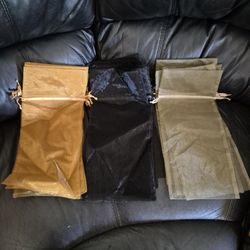 Metallic Fabric Wine Bags Differents Colors 