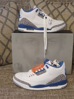 Air Jordan 3 true blue size 7.5 and 9
