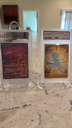 Mew Pokemon bundle psa 10 + Beckett 9