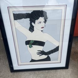 Patrick Nagel Artist Signed Print 