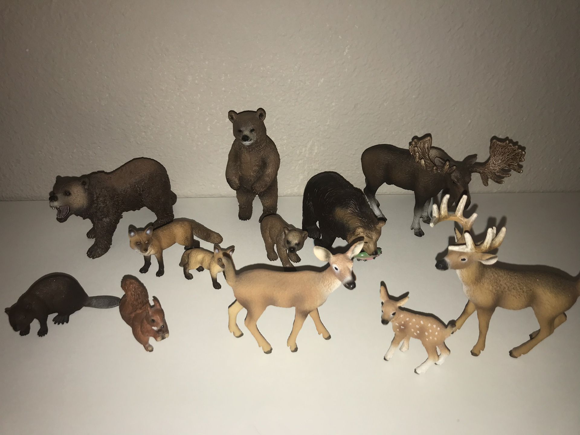 Forest animal collectibles toys/figures