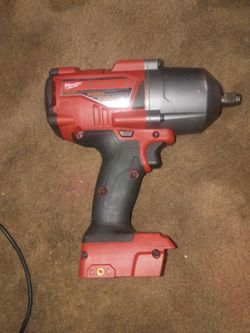 Milwaukee Cordless Impact Wrench with two batteries