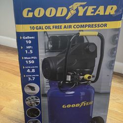 Brand New! 10 Gal Oil Free Air Compressor