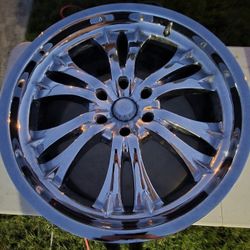 22” Chrome Rims 5x135 – Ford Expedition EL Wheels (22x10) set of 4
