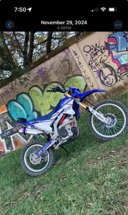 Wr250 clean title!!! Electric start set of street tires and other accessories.