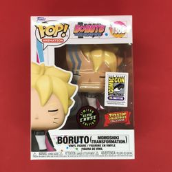 Funko Pop Boruto Chase #1382 SDCC 2023 Convention Exclusive w/ Sticker! in-Hand!