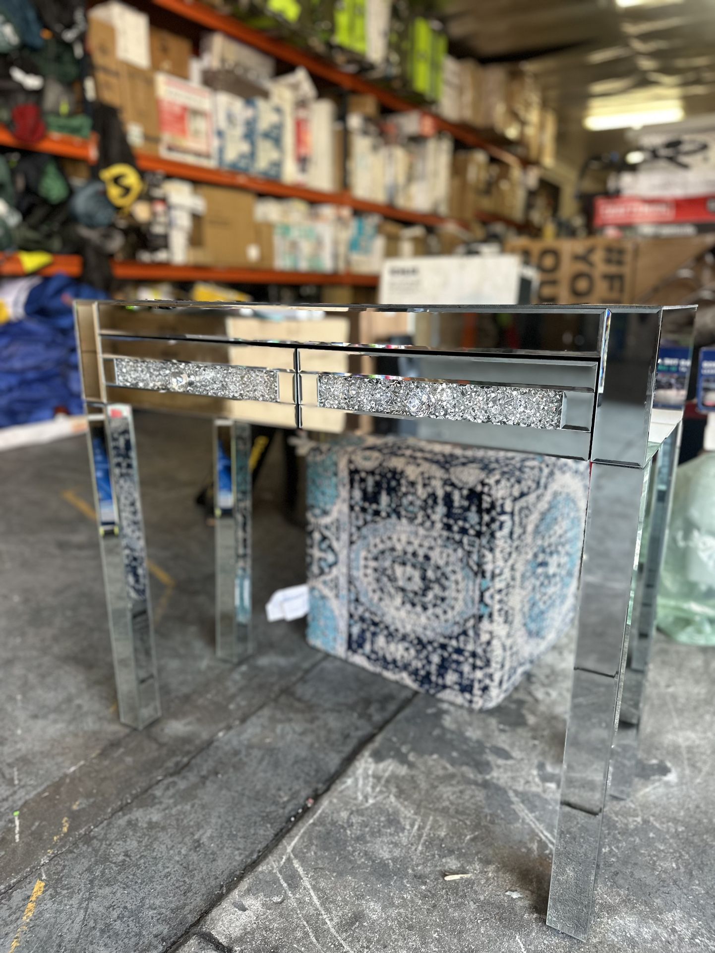 Mirror Desk 14”X30”X33”