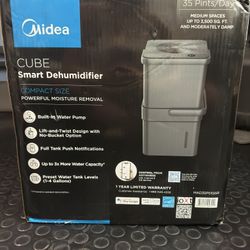 Midea Cube Dehumidifier with Pump and Drain Hose