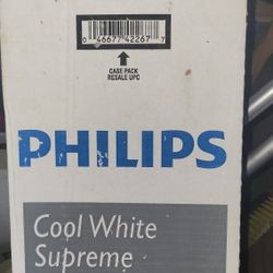 Philips Cool White Supreme T12 Fluorescent Tubes – 10-Pack (NEW)