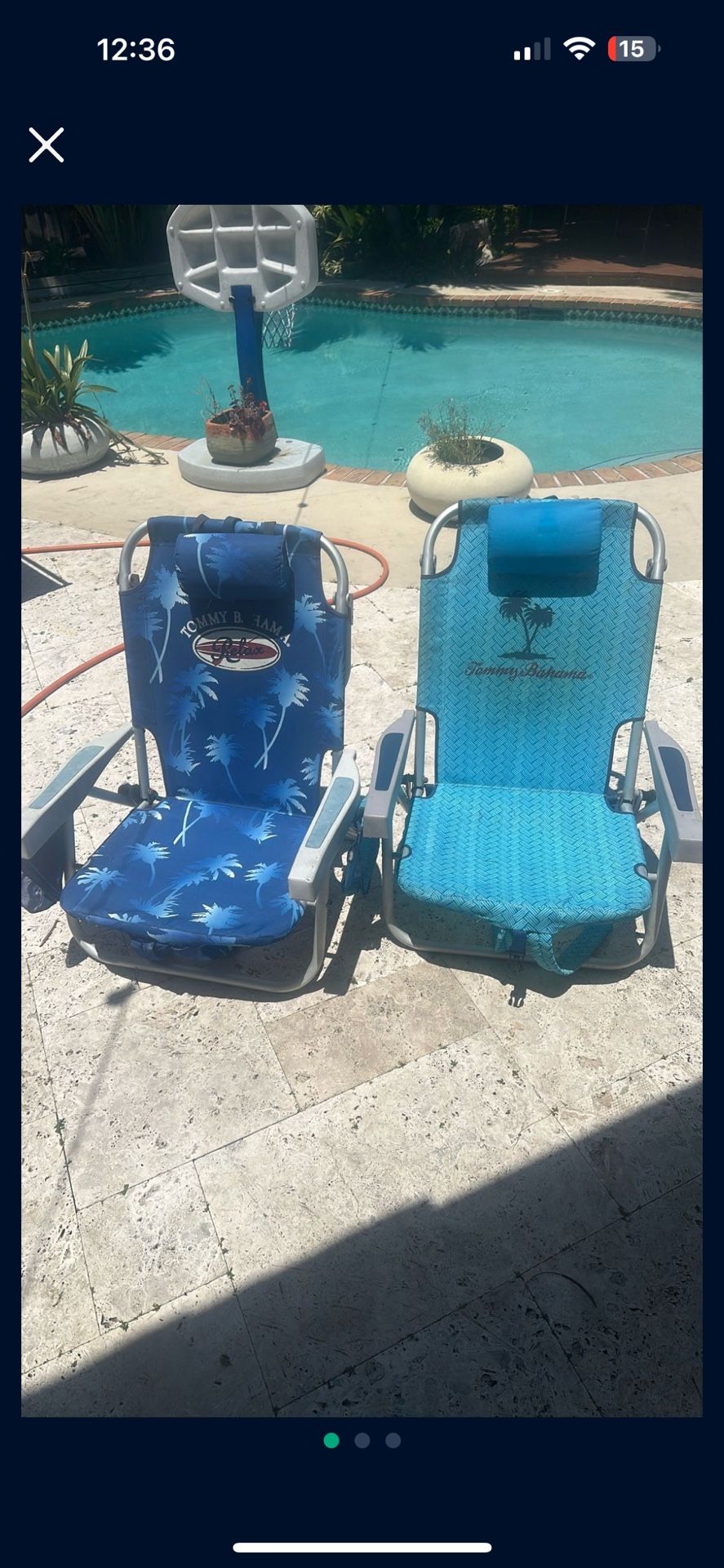 Tommy Bahama Cooler backpack Beach Chairs