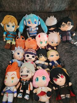 Anime Plush Lot ($10 Each)