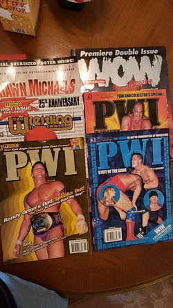 6 wrestling magazines