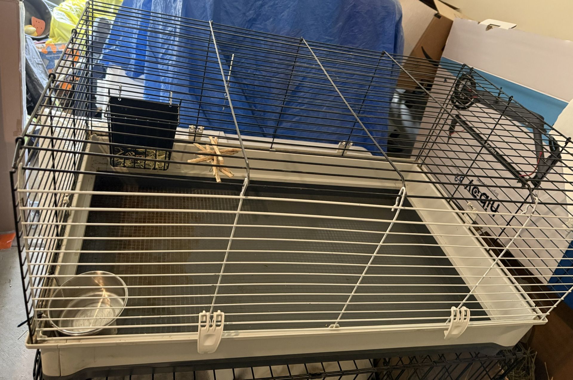Bunny Cage With Accessories