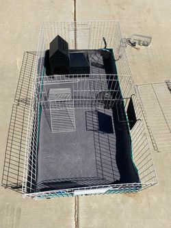Hamster/guniea pig cage and accessories