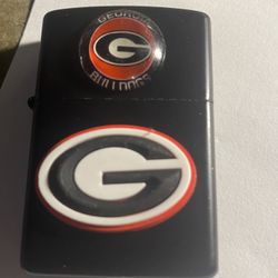 Georgia Bulldogs, new fliptop lighter fluid, not included