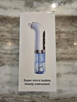 Hydrodermabrasion Device Vacuum Suction Facial Pore Cleaner