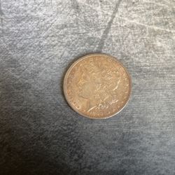 1890 Morgan Silver Dollar Coin 