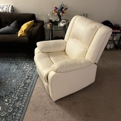 Faux Leather Recliner