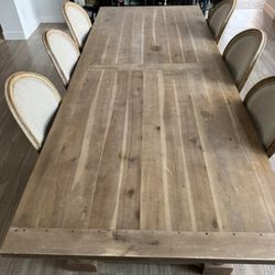 Restoration Hardware Dinning Table & Chairs