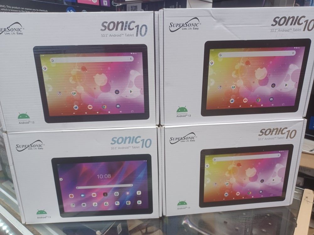 Excellent Gift π Item. 10" Screen Android Tablets. Webcam Bluetooth WiFi